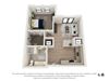 1T Floor Plan 1T Floor Plan at The Baxly, Savannah, Georgia